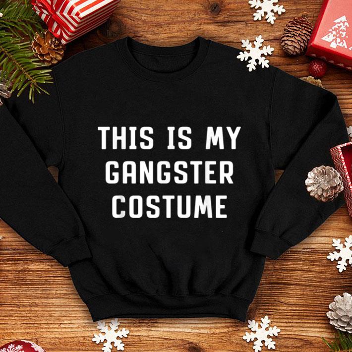 Premium This Is My Gangster Costume Halloween Funny shirt