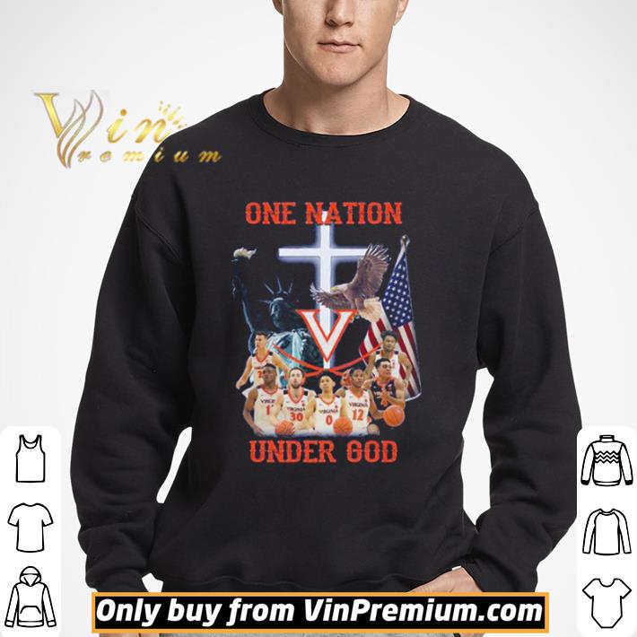 Virginia Cavaliers one nation under god shirt