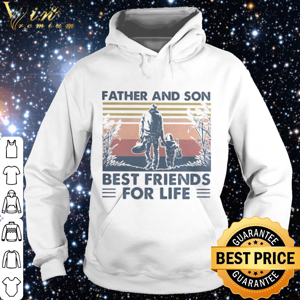 Nice Guitar Father And Son Best Friends For Life Vintage shirt