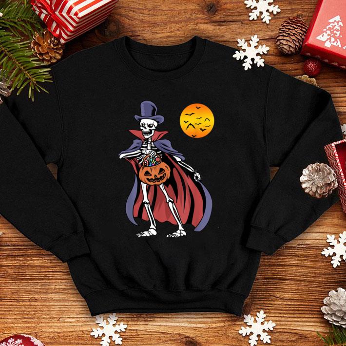 Nice Halloween Vampire Pumpkin Scary Costume Skeleton shirt