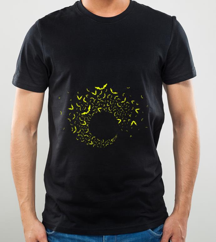 Hot Bat Swarm Halloween Spooky Night Design shirt