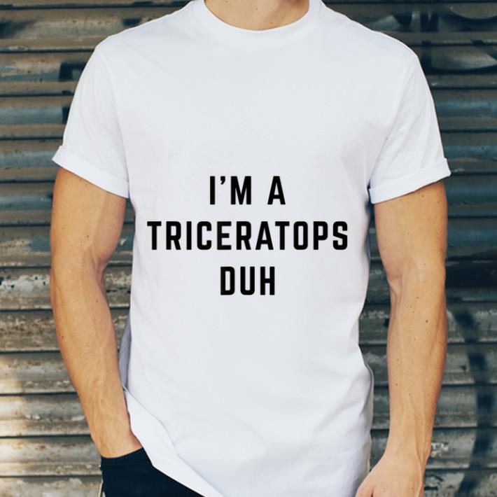 Nice I'm a Triceratops Duh Easy Halloween Costume shirt