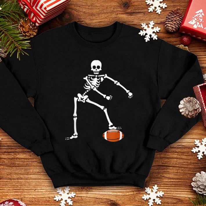 Great Flossing Skeleton Football Halloween Sport lover shirt