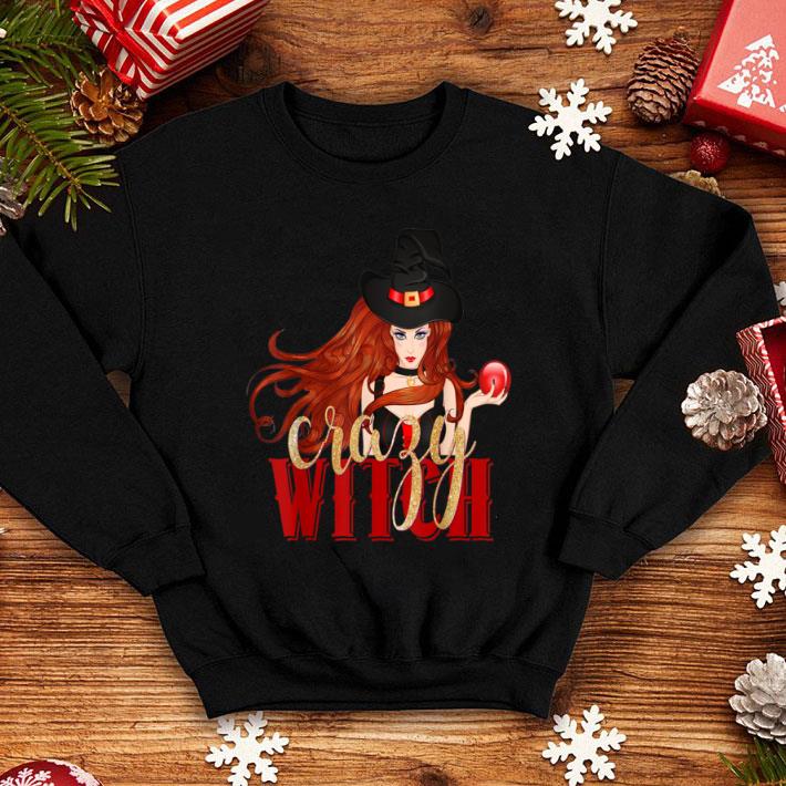 Great Crazy Witch Halloween Sexy Redhead shirt