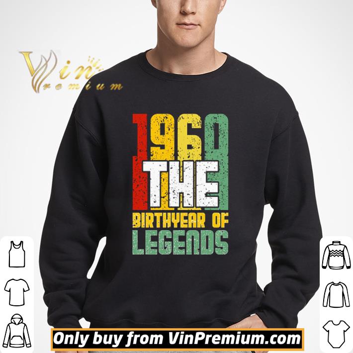 1960 the birth year of legends vintage shirt
