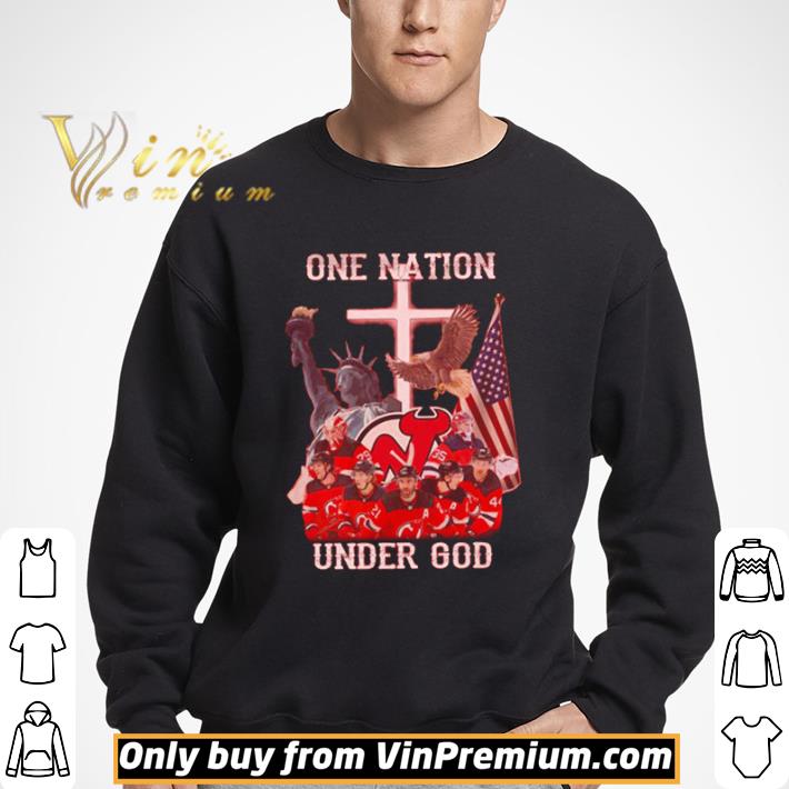 New Jersey Devils one nation under god shirt