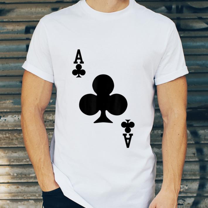 Great Ace of Clubs Playing Card Halloween Costume shirt