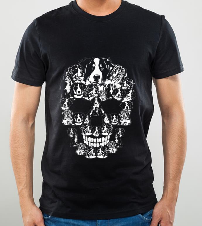 Official Bernese Mountain Dog Halloween Skull Costumes shirt