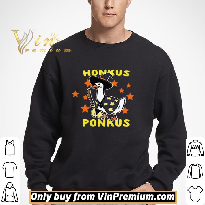 2020 Halloween Witches Honk Goose Cute Honkus Ponkus shirt