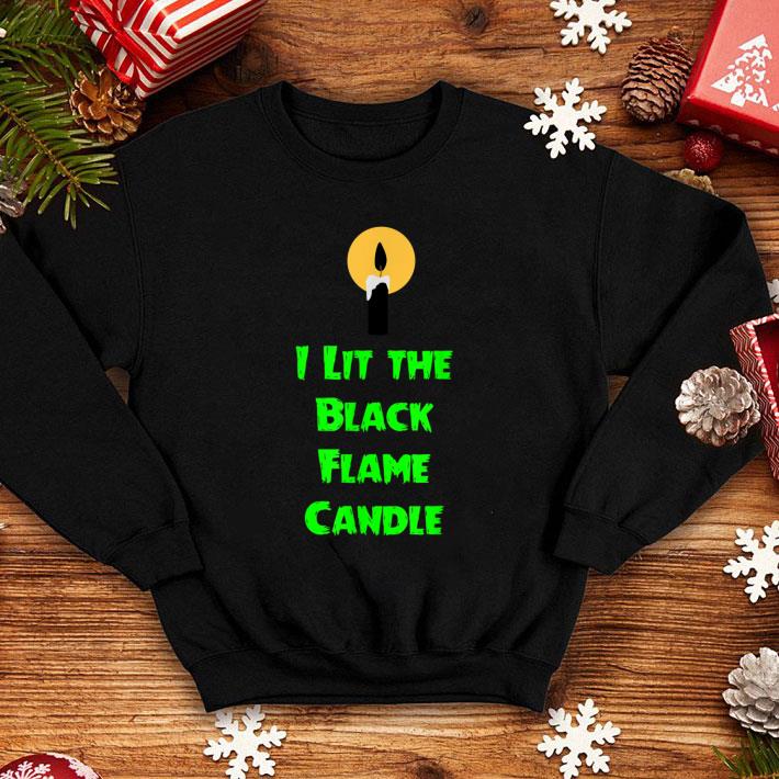 Awesome I Lit the Black Flame Candle, Funny Halloweens shirt