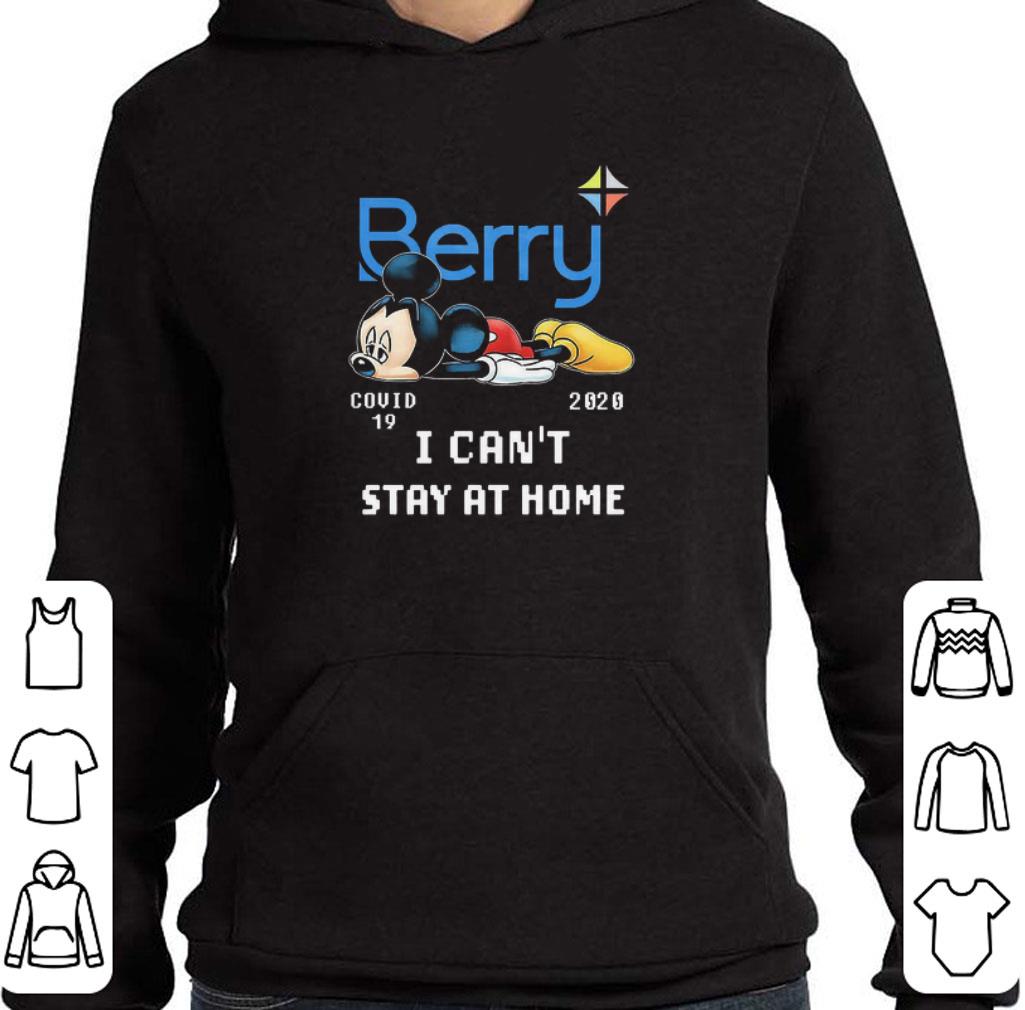 Awesome Mickey Mouse Tired Berry Covid-19 2020 I Can’t Stay At Home shirt