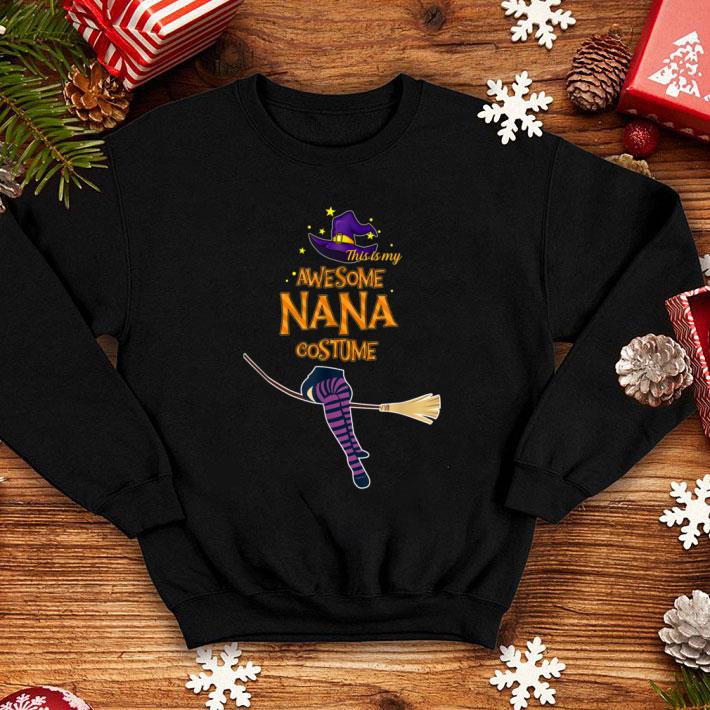 Top Halloween This Is My Awesome Nana Costume Funny Nana shirt
