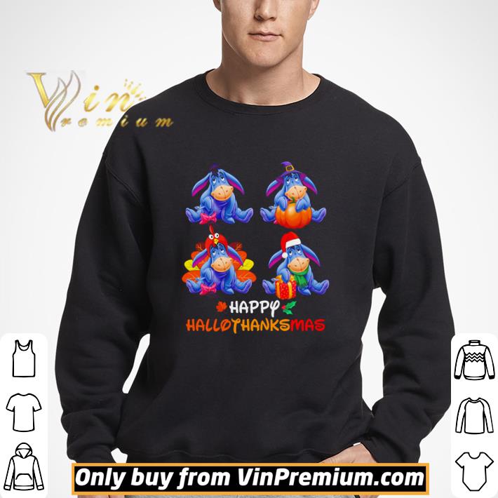 Eeyore happy HalloThanksMas shirt