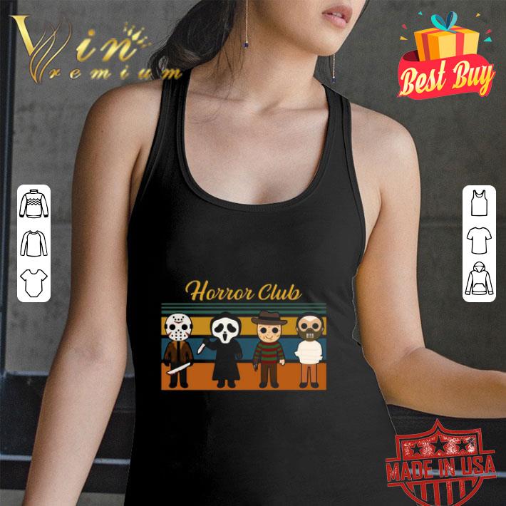 Premium Horror Character Horror Club Halloween vintage shirt 3