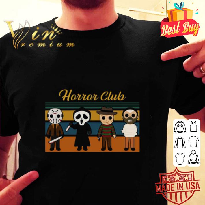 Premium Horror Character Horror Club Halloween vintage shirt 2