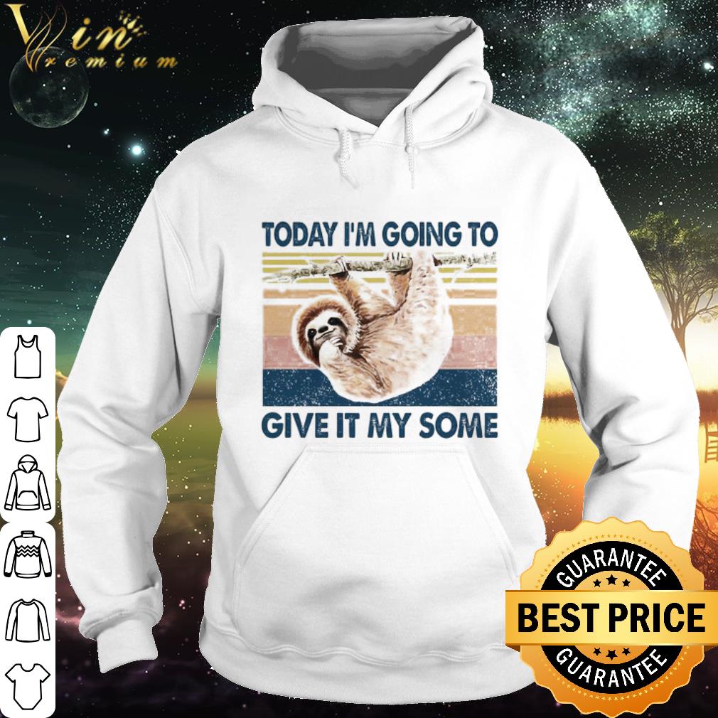 Pretty Sloth Today I’m going to give it me some vintage shirt