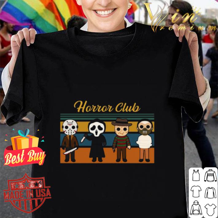 Premium Horror Character Horror Club Halloween vintage shirt 1