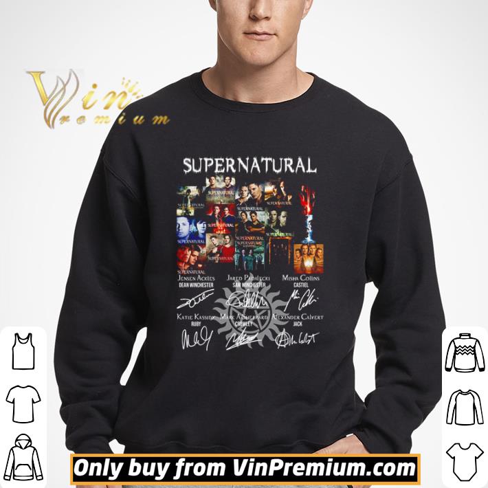 Supernatural signatures shirt
