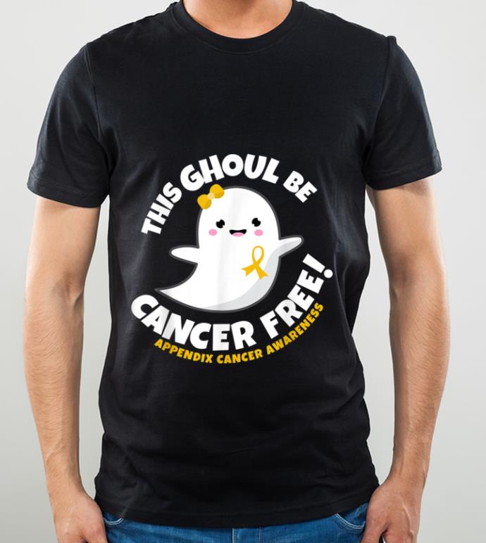Awesome Appendix Cancer Free Survivor Halloween Cute Ghost Girl shirt