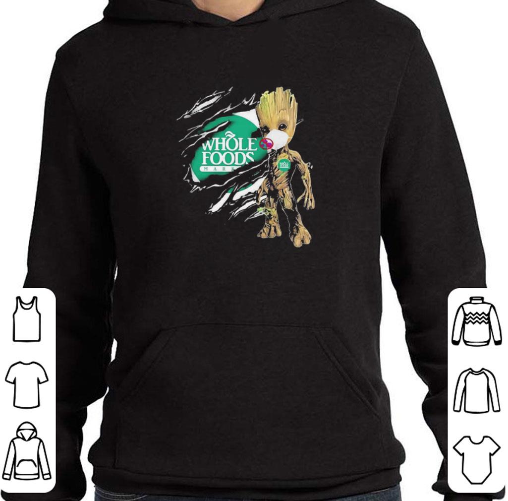 Pretty Baby Groot Mask Inside Me Whole Foods Market Torn shirt