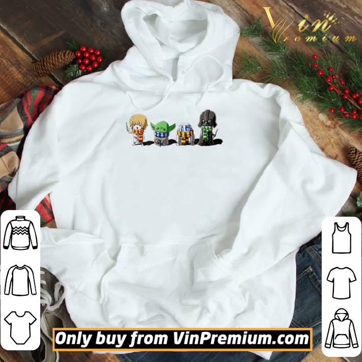 Harry Potter Yoda R2-d2 Darth Vader merry Christmas shirt