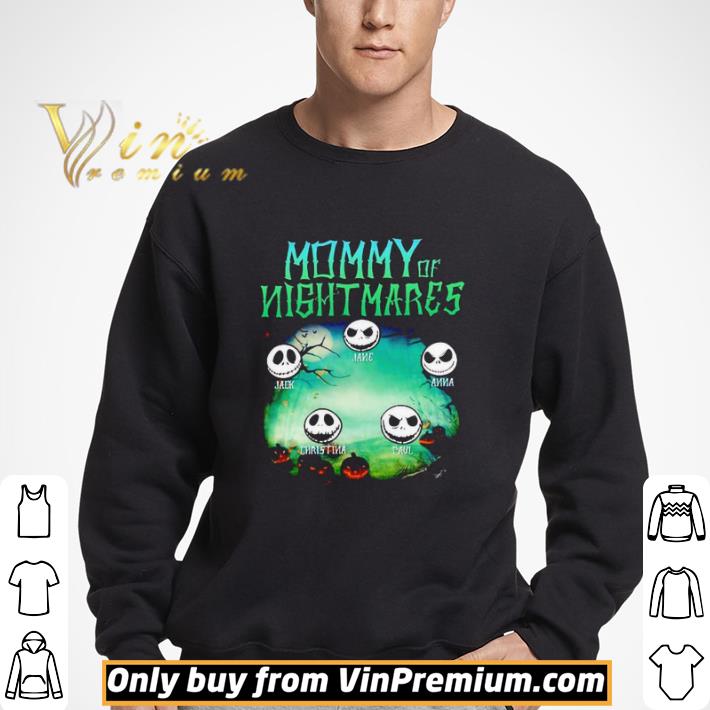 Mommy Of Nightmares Jack Skellington shirt