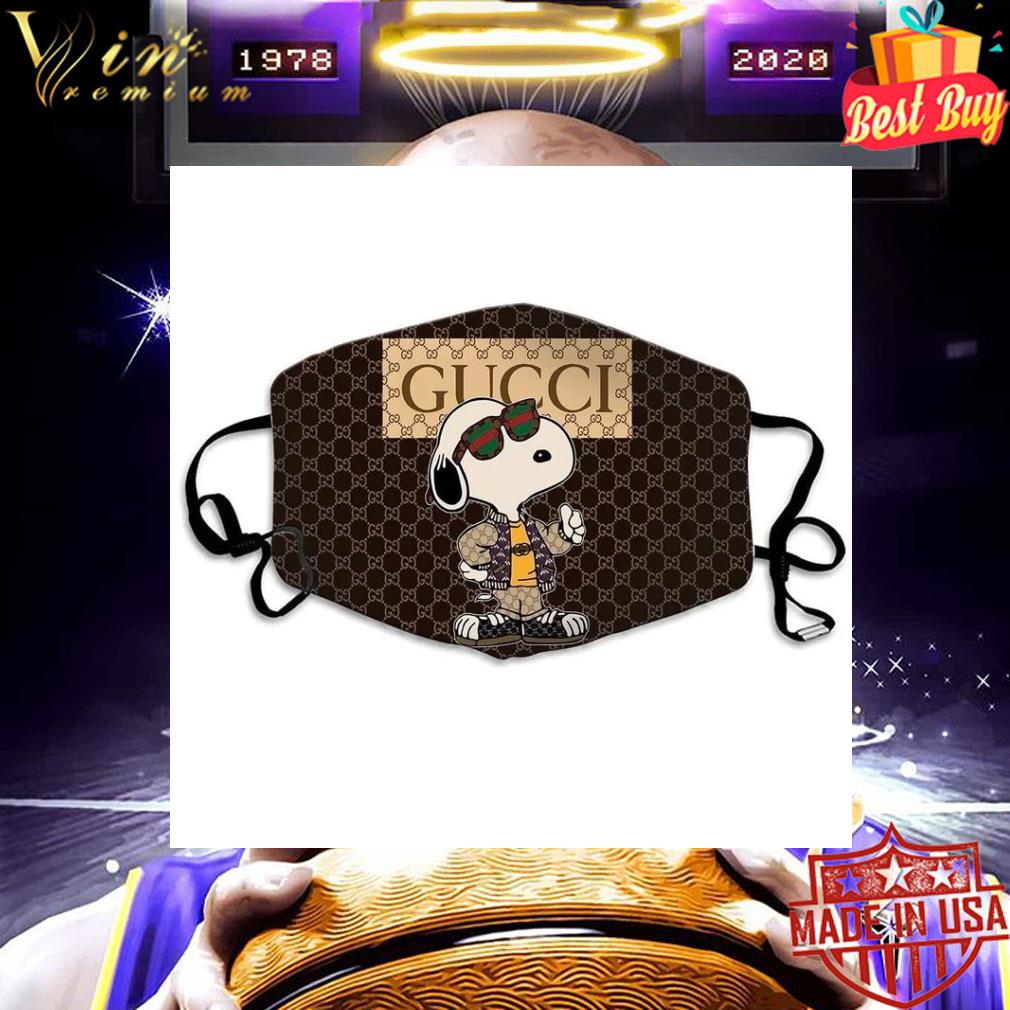 Snoopy Gucci face mask