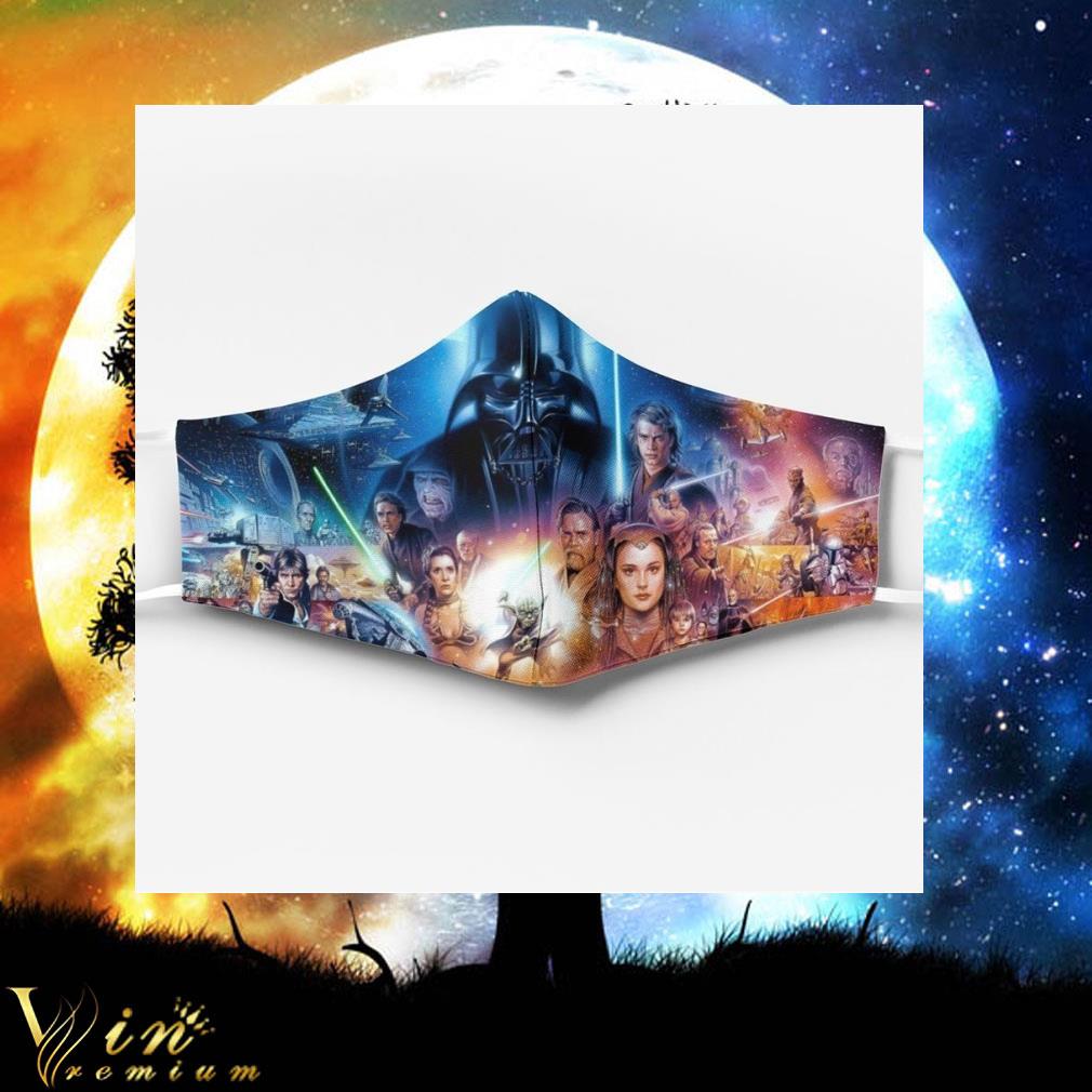 Star Wars all characters poster face mask