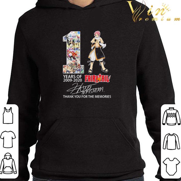11 Years of 2009 2020 Fairy Tail thank You for the memories signature shirt 3 11 Years of 2009 2020 Fairy Tail thank You for the memories signature shirt