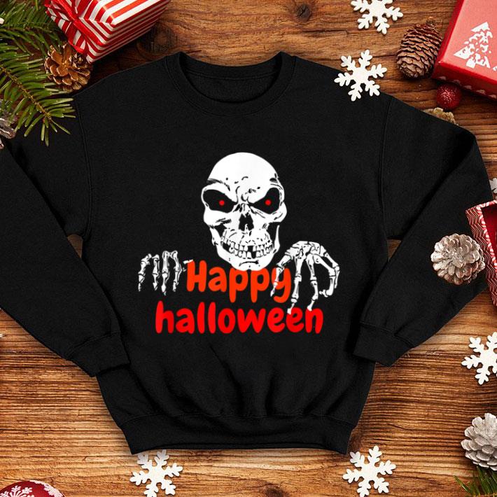 Premium THE HAPPY SKULL ON HALLOWEEN shirt