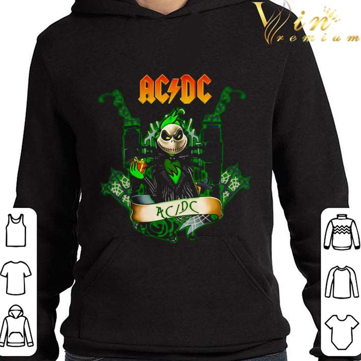 Jack Skellington mashup ACDC band shirt