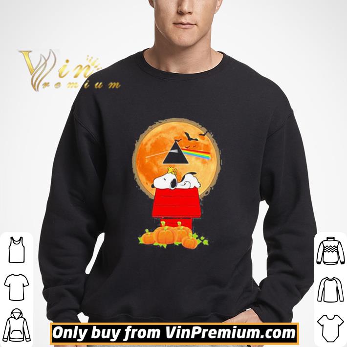 Happy halloween snoopy pumpkins pink floyd band shirt