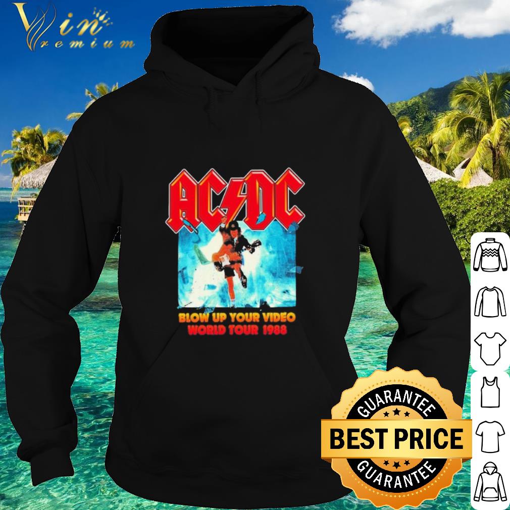 Top ACDC blow up your video world tour 1988 shirt