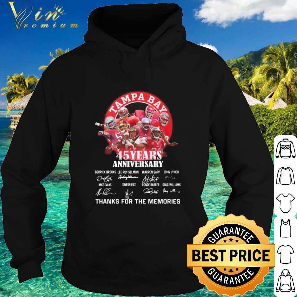 Best Tampa Bay Buccaneers 45 Years Anniversary Signatures shirt