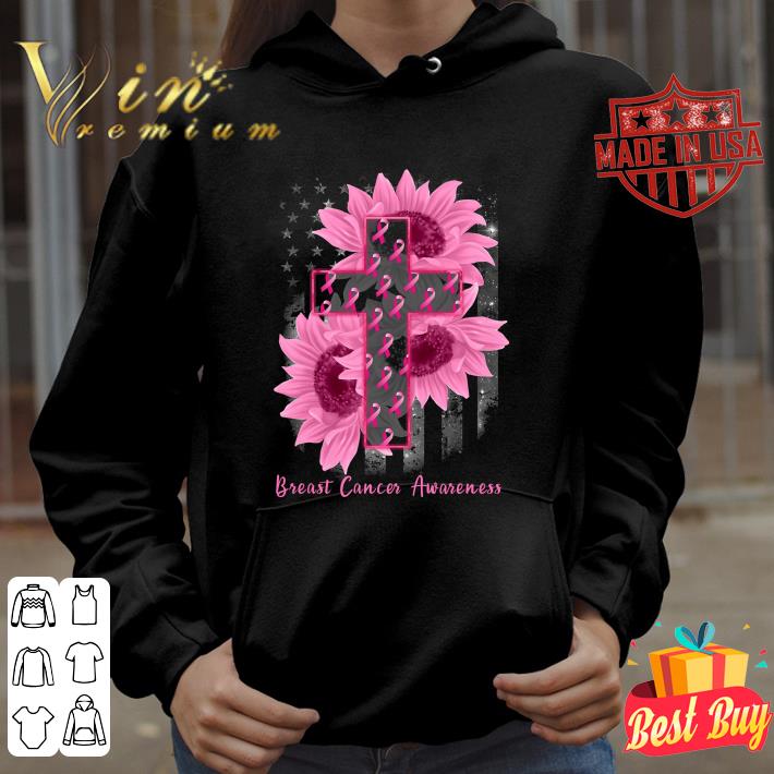 Hot Sunflowers Breast Cancer Awareness American Flag shirt 3 Hot Sunflowers Breast Cancer Awareness American Flag shirt