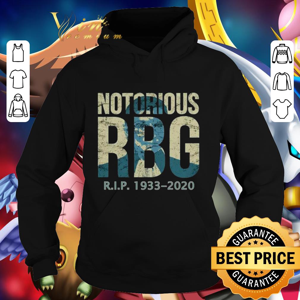 Hot RIP Notorious RBG Ruth Ginsburg 1933-2020 shirt