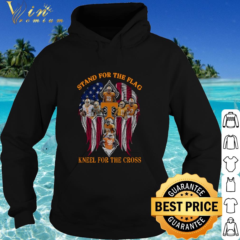 Pretty Tennessee Volunteers stand for the flag kneel for the cross shirt