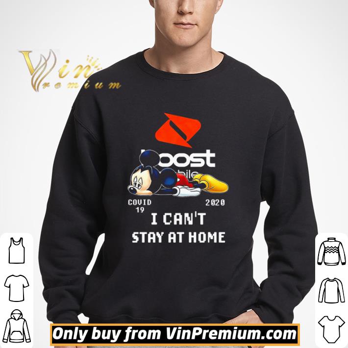 Mickey mouse covid 19 2020 i can’t stay at home shirt
