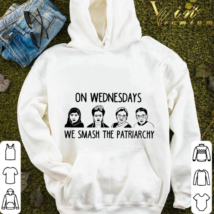 Feminism on wednesdays we smash the patriarchy shirt