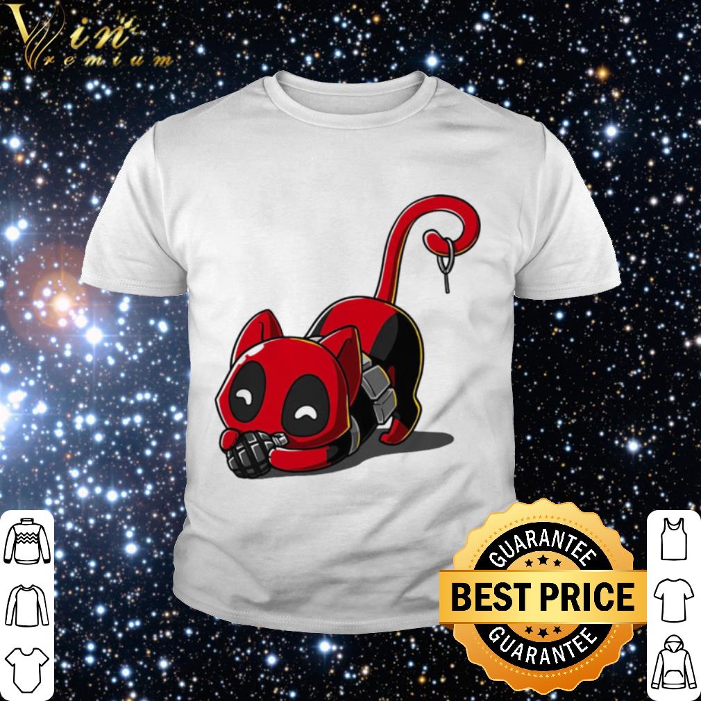 Premium Deadpool mashup cat Catpool shirt hoodie, sweatshirt