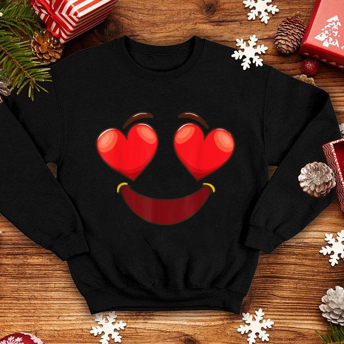 Awesome Halloween Emojis Emoticon SMILING FACE WITH HEART EYES shirt