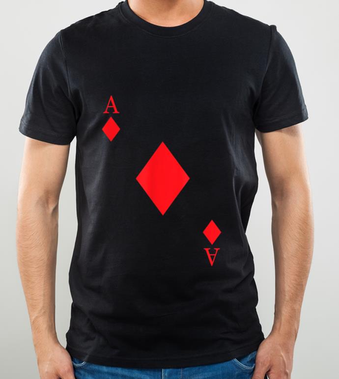 Pretty Ace Of Diamonds Costume - Funny Halloween shirt