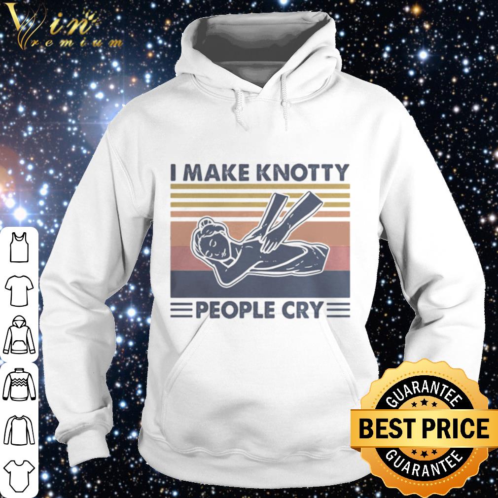Best Massage therapist I make knotty people cry vintage shirt