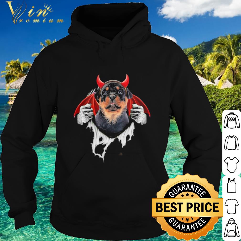 Premium Inside Me Rottweiler Devil shirt