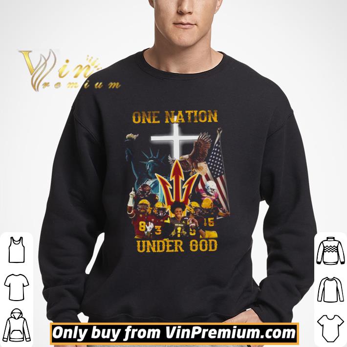 Arizona State Sun Devils one nation under god shirt