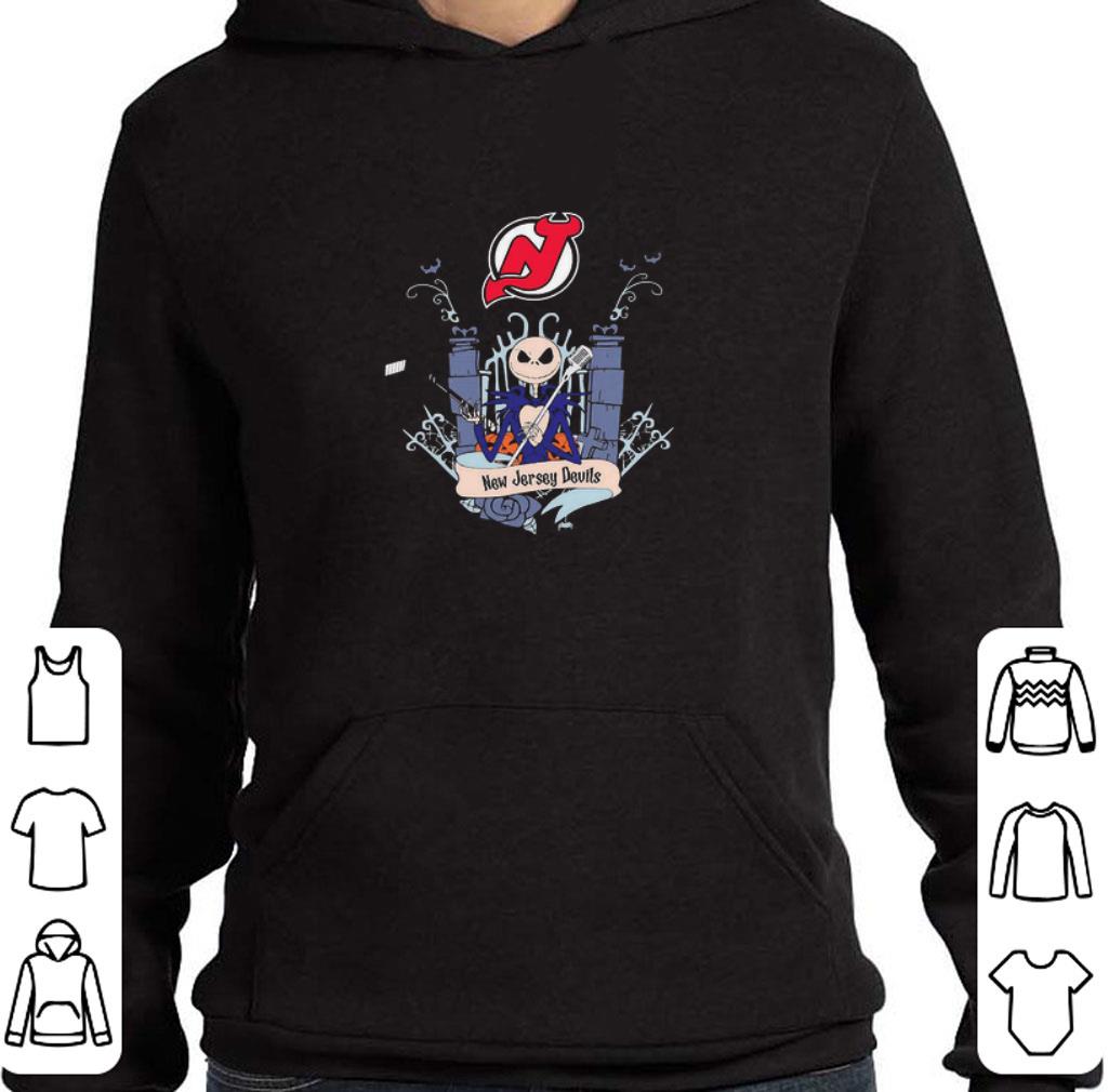 Awesome New Jersey Devils Jack Skellington halloween shirt