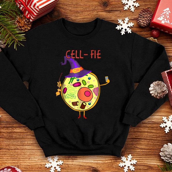 Top Cell-Fie Funny Teacher Biology Halloween shirt