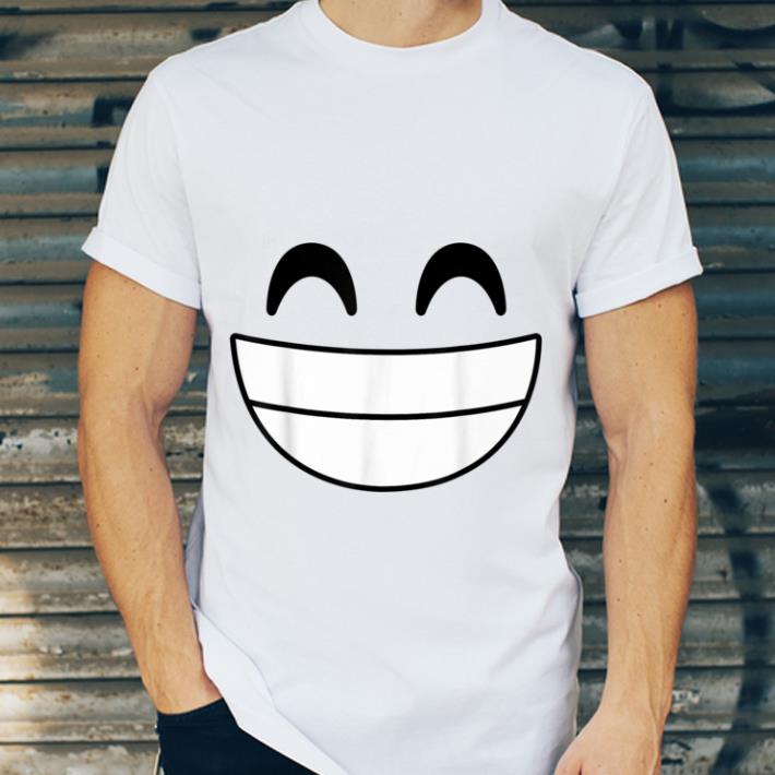 Original Halloween Emojis Costume Cheerful Laughing Emoticon shirt