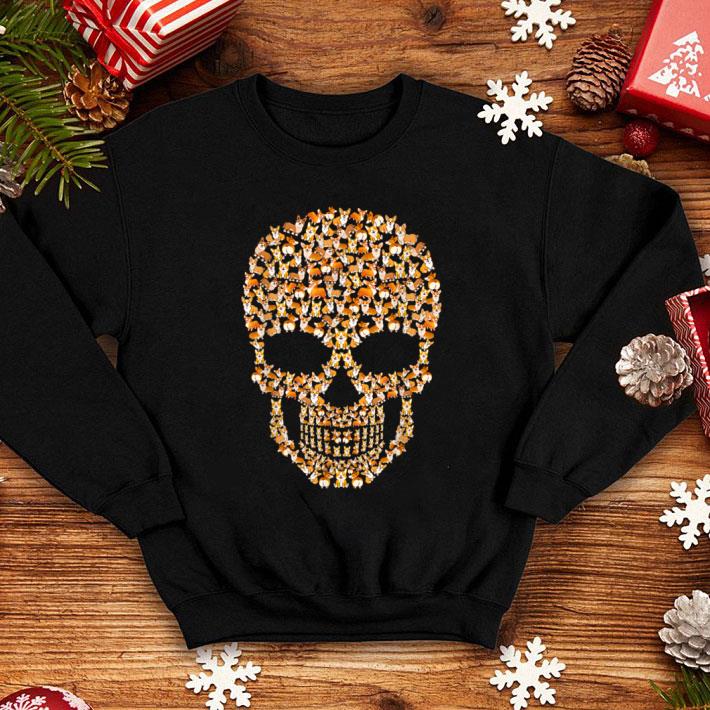 Pretty Funny Corgi Skull Halloween For Men Womans shirt