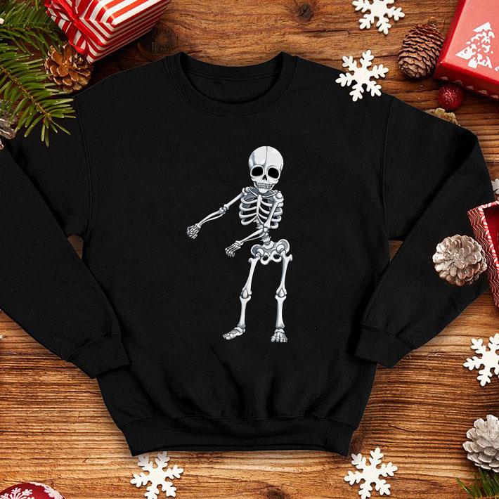 Pretty Floss Dance Skeleton Halloween Kids Boys Flossing shirt